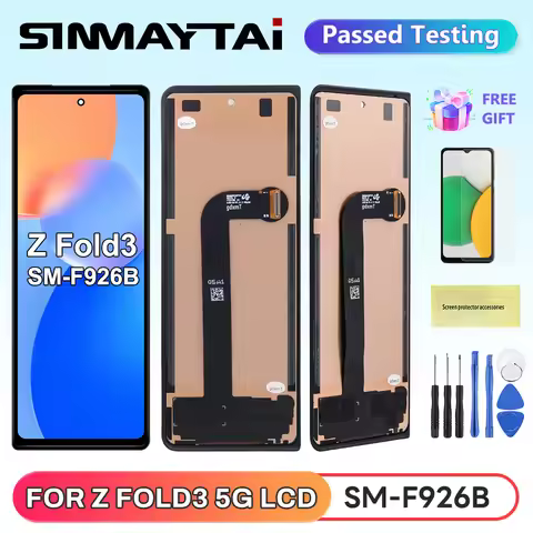 Screen For Samsung Z Fold 3 F926B F926B/DS LCD Display Digital Touch Screen Assembly Samsung Z Fold 