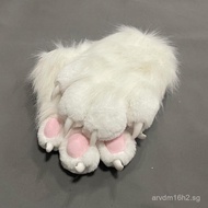 Custom Colorful Paw Gloves Cute Fursuit Finished Cat Girl furryfursuit Plush Cat Paw Gloves