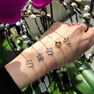 (Vca)Van Cleef Frivole Mini Flowers Bracelet 18K Gold Diamond Bracelet Puri Surrogate Shopping