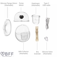 S39 Breast pump accessories Spare parts - wearable Cup Flange Insert Valve BFF pump suitable for S39