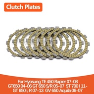 Motorcycle Clutch Plates Friction Disc Kits For Hyosung TE 450 Rapier GT 650 GT650 GT650S GT650R GT6