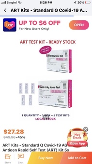 sd biosensor art test kit 5s