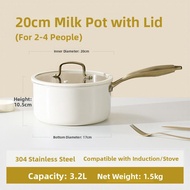 CAROTE | No-Coating Baby Food Multi-Function Stainless Steel Saucepan