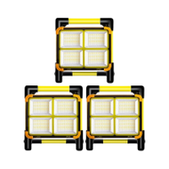 [ของแท้! แบต 6 ก้อน] Dengo Solar Shining bright 1200w ไฟโซล่าเซลล์ สว่าง แบตอึด ไฟพร้อมขาตั้ง x3 ชิ้