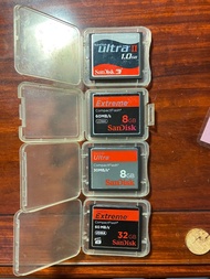 Sandisk Extreme CF card 32GB 8GB 1GB