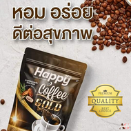 กาแฟ happy coffee gold กาแฟสุขภาพ เมล็ดกาแฟอาราบิก้า กาแฟอินทผาลัม แฮปปี้mpm กาแฟสำเร็จรูป