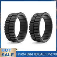 Replacement Rubber Tires for IROBOT Braava 380T /320/321/375t/390t/ 345/385 Mint Plus 4200 /4205 /52