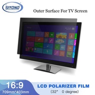 ☽10PCS/Lot New 32inch 0 Degree 715MM*403MM Monitor LCD LED Polarized Film Sheets for Samsung/LG]Xd&