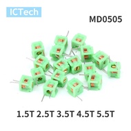 40/20Pcs MD0505 Adjustable Inductor Coil MD0505 5x5-2.5T 5x5-3.5T Molded Inductor Hollow Coil Induct