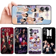 Soft black phone case for OPPO A76 A78 A83 A91 A92 A93 A3 3AX A60 A40 Kpop Boy Group Army Inspired c