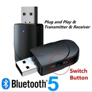 Rx tx 2 in 1 USB Audio Bluetooth 5.0 Transmitter & Receiver