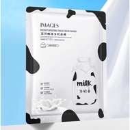 BRIGHTENING AND GLOWING FACE Mask IMAGES MILK SHEET WHITENING Mask IMAGES Cow Milk Mask Facial