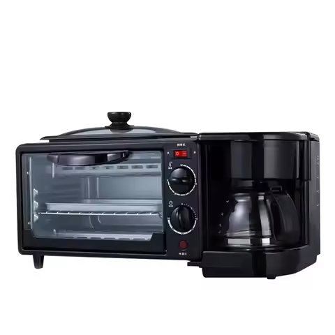 High Quality 3-in-1 Breakfast Maker Multifunctional Electric Sandwich Oven Small Kitchen Appliance C