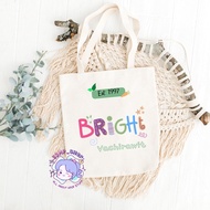 Thai Totebag Thailand Drama Series Bright Bible Ohm Nanon Jeff Satur Gulf Tawan Mew New Dew Win Nani
