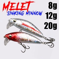 Minnow Melet 2026 8g 12g 20g Tongue Fishing Bait 2026 Casting Proberos