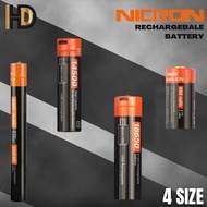 NICRON Rechargeable Battery / Li-Ion Rechargeable Battery / 18650 + 14500 + 10840 + 16340 / Original