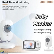 ANEMONE ABM600 Baby Monitor, Wireless 3.5-inch LCD Real-time Video Baby Monitor, Electronic 2 Way Au