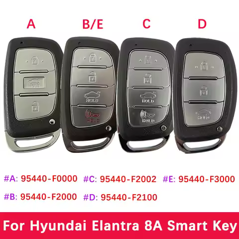 Aftermarket Smart Key 8A Chip 433Mhz FCCID 95440-F0000 95440-F2000 95440-F2002 95440-F2100 95440-F30