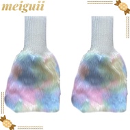 Meiguii Plush Fur-lined Boots Cover - Warm & Colorful Fall/Winter Socks