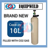 CO2 CYLINDER GAS TANK CARBON DIOXIDE (10L) MIG WELDING WORK USE TONG TANGKI GAS FILLED WITH CO2 (FUL