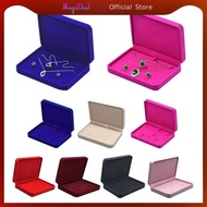 MagiDeal Wood Jewelry Display Box Velvet Jewel Set Storage Organizer Necklace  Holder