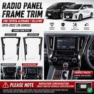 dac toyota alphard vellfire anh30 2015-2023 nagivation radio air outlet frame garnish accessories ag