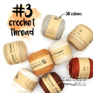 Size 3 crochet thread (50g) 100% cotton for crochet knitting