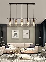 led chandelier hanging lamp geometric metal frame lamp suitable for creative light above the table b