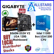 Gigabyte B560M-DS3H-V2 LGA1200 Mainboard + Intel Core i5 11500 LGA1200 Box Processor (Warranty 3year