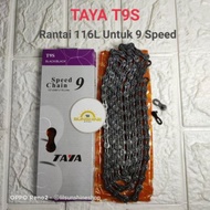 TAYA T9S Black 9 Speed Bicycle Chain