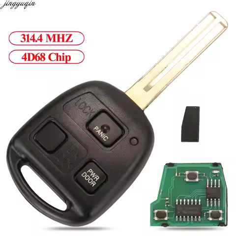 Jingyuqin HYQ12BBT Remote Car Key Control 4D68 Chip 314.4MHZ For Toyota Lexus RX330 RX350 RX400h RX4