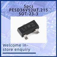 5pcs PESD36VS2UT, 215  SOT-23-3 Low Capacitance Unidirectional Dual ESD Protection Diode