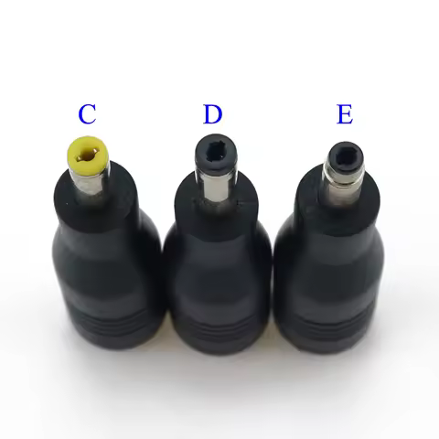 DC 7.4x5.0mm 7.4*0.6 female to 7.4 5.0mm 4.5*0.6 4.8*1.7mm 5.5*2.1/5.5 2.1mm male jack for HP / DELL