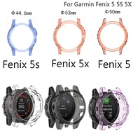 Protector Case Cover For Garmin Fenix 5X 5S 5 Plus Smart Watch Shell Protective Case Soft Ultra-Slim Clear TPU
