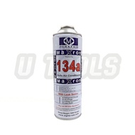 R134A Refrigerant Gas MAXRON Gas Aircond Kereta Refill Car Air Conditioning Hose Recharge Gauge Maxron R134A