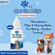 Raffs Pet Flu Drop 30ml | Flu, Cough, Cold, and Sneezing Medicine for Cats and Dogs | Effective Pet 