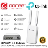 TP-LINK ER703WP-4G-OUTDOOR OMADA 4G+ CAT6 AX3000 WI-FI 6 OUTDOOR/INDOOR GATEWAY WITH SIM CARD SLOT, 