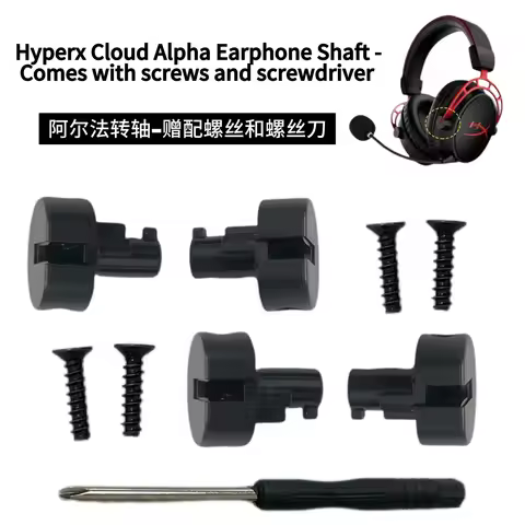POYATU Headband Swivel for Cloud Alpha S Hanger Buckle Lock for Kingston HyperX Cloud Alpha Hanger S