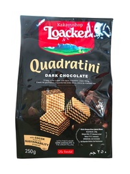 LOACKER QUADRATINI Wafer 250gr - Makanan Wafer