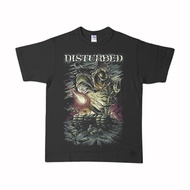 [S-5XL]เสื้อยืด พิมพ์ลายเพลง DISTURBED BAND METAL สําหรับผู้ชาย สะดวกสบาย