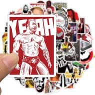 [Large Sticker]50pcs Wrestling Cartoon Stickers WWE Graffiti DIY Sticker Laptop Phone Guitar Car Bik