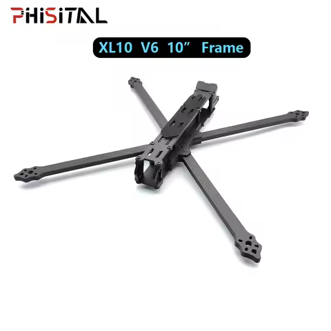 XL10 V6 10 inch 420mm Wheelbase super Long Range HD True-X Carbon FPV Frame Kit RC Drone compatible 