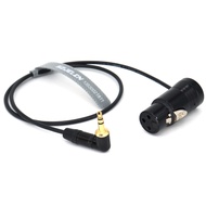 Audio Cable Jack 3.5mm TRS to Low-Profile XLR 3Pin Female for Sennheiser SK 500 G4