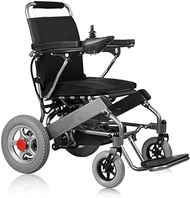 Lightweight for home use Foldable Electric Power Wheelchair Lightweight Aluminium Folding Compact Mobility Transit Travel Wheelchair for Elderly Handicapped and Disabled Users