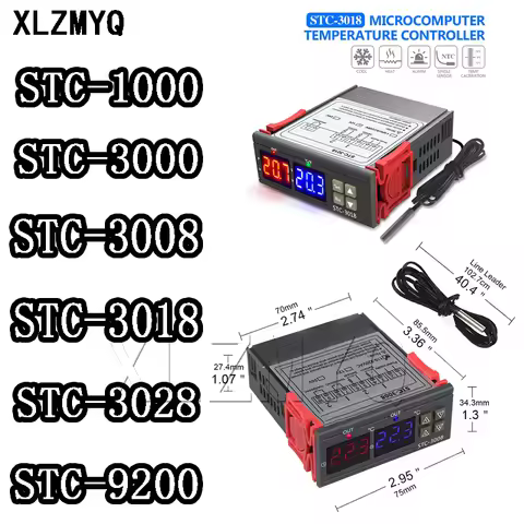 STC-1000 STC-3000 STC-3008 STC-3018 STC-3028 STC9200/LED Digital Temperature Controller Thermostat T