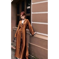 Celia Set Ngoc Diep Cuc Ngoc Ao Dai Set Mixed with Straight Lace Pants, Ao Dai Set with Long Straigh