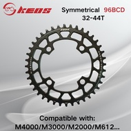 KEOS Bicycle Round 96BCD Chainwheel 32/34/36/38T/40T42T44T MTB bike Chainring for M2000 M4000 M6000 