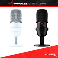 HyperX SoloCast / DuoCast RGB Lighting USB Microphone - Black / White for Gaming, Streaming, Podcast