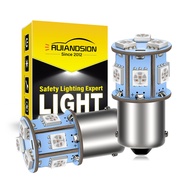 Ruiandsion 1156 BA15S LED Bulb 6-30V 450LM Red/White/Warm White/Yellow for Turn Signal Reverse Light