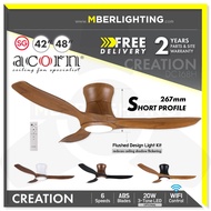 ACORN Creation DC168H 42/48" with Wi-Fi Enabled, Remote & Optional 20W Tricolour LED Light